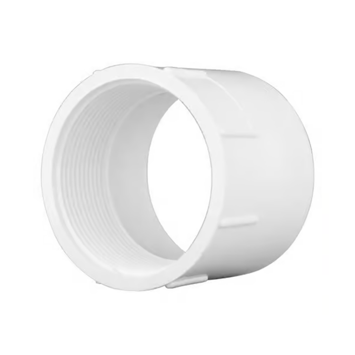 Charlotte Pipe Schedule 40 3 in. Hub X 3 in. D FPT PVC Pipe Adapter