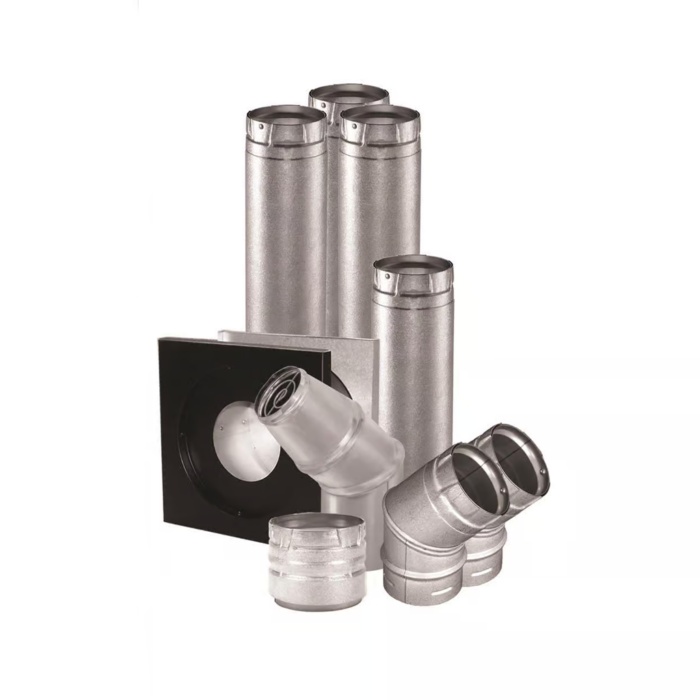 DuraVent Aluminum/Galvanized Steel Vent Pipe Kit